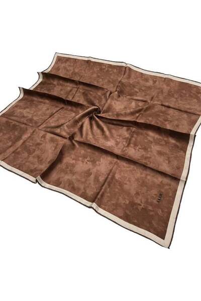 Aker İpek Eşarp - 7208713-938 Kahve Twill