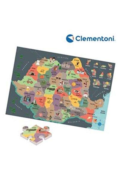CLEMENTONI Agerino Educational Game "Let's Discover Romania" -