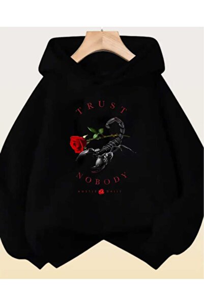 ORVIO Group Unisex colorful Hooded flower Printed hoodie sweatshirt