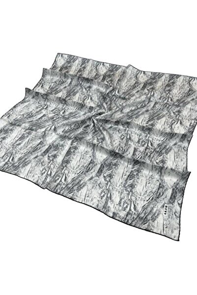 Aker Сірий шовковий шарф - 8924701-312 Sura