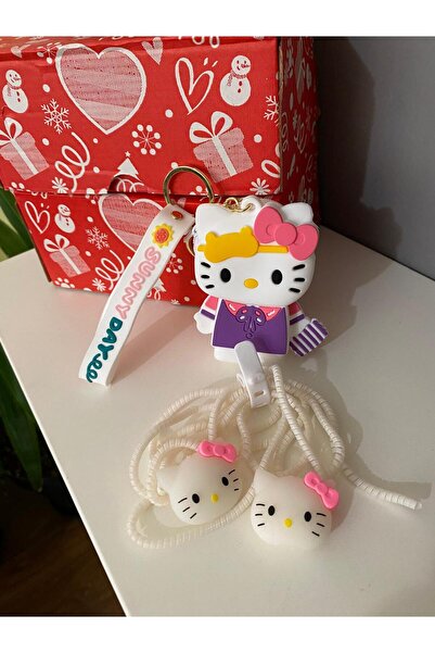 PULİNİN DÜKKANI Hello Kitty Silikon Cüzdanlı Anahtarlık , Çanta Aksesuarı ve ...