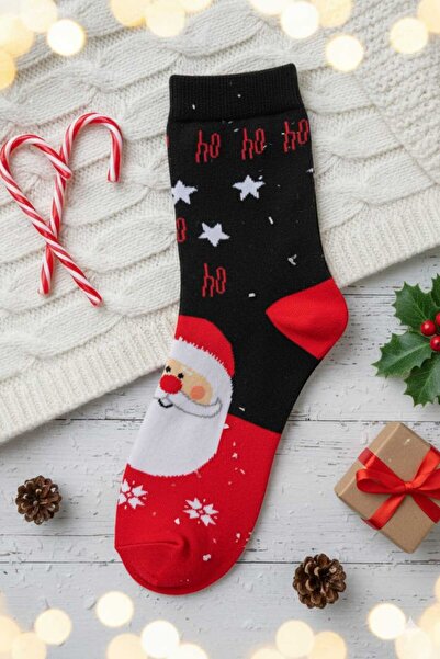 Modares Store Unisex Christmas Socks Santa Claus Cotton