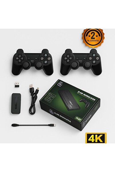 chimon Gaming Atari 2.4g Uyumlu Kablosuz Çift Kol Atari Retro 20000 Oyun Game...