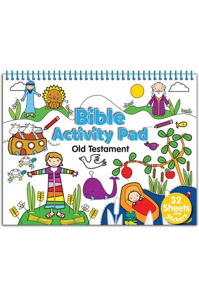 North Parade Publishing Carte cu stickere si activitati Bible Activity Pad: O...