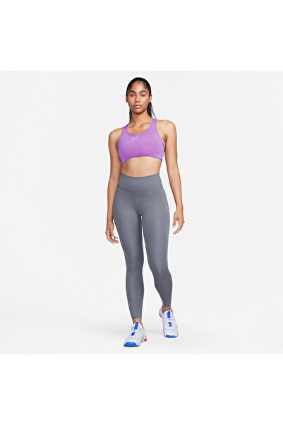 Nike W Dri-Fit Swsh 1Pp Bra Women's Purple Sports Bra - Removable Pads and Comfortable Design - Bv3636-533