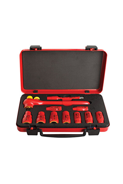 Unior 190VDE6P11A set de capete chei tubulare izolate la 1000 V in cutie meta...