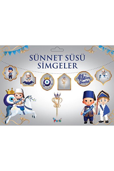 GenelTedarik Sünnet Kutlama Seti Sünnetimize Hoş Geldiniz Yazısı Flama Sünnet...