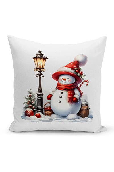 Bertille Home Новогодишна серия Двустранна калъфка за възглавница с цифров пе...