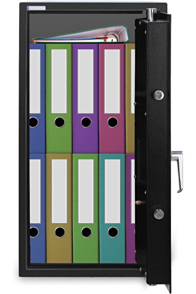 RUBIK Large Safe Box Key Operated for Home and Office 30.5kg (75x40x40 cm) RB75K Black