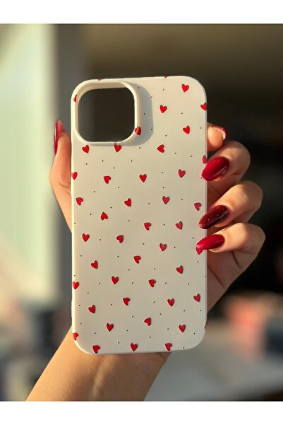 CaseKİdükkan غطاء هاتف متوافق مع آيفون 17 مصنوع من السيليكون مع نمط منفوش داخ...