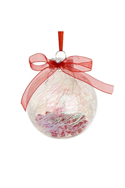 OEM Ornament de Crăciun pentru brad - Glob transparent din bomboane cu bomboa...