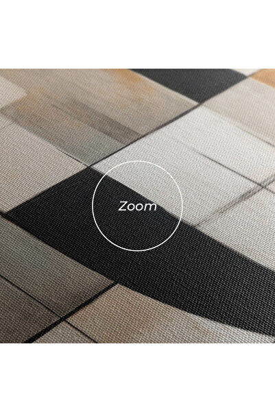 Arthub Canvas Painting, Bedroom And Living Room, Abstract, Black Abstract Lines