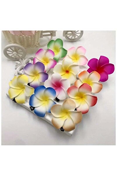 GENERAL Elegant Flower Design Hair Clips Set - 12 Pieces
