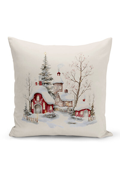 Bertille Home New Year Series Double Sided Digital Printed Throw Pillow Case (Christmas Christmas Cushion Cover)