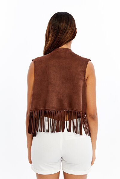 Wissi Life Scuba Suede Tassel Vest