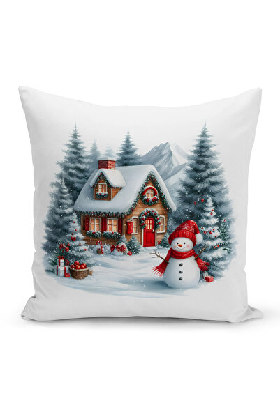 Bertille Home Новогодишна серия Двустранна калъфка за възглавница с цифров пе...