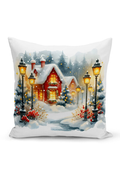 Bertille Home Husă de pernă cu imprimare digitală pe două fețe Seria de Anul ...