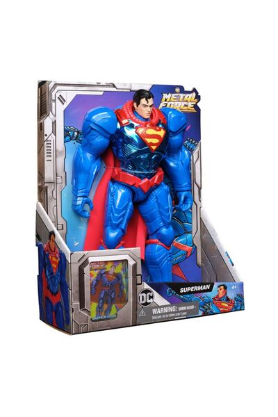 Superman Metal Force Superman Action Figure, 30 cm, Multicolor