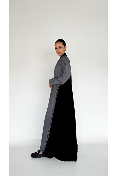 AYA عباية، كتان مطوي، تطريز يدوي