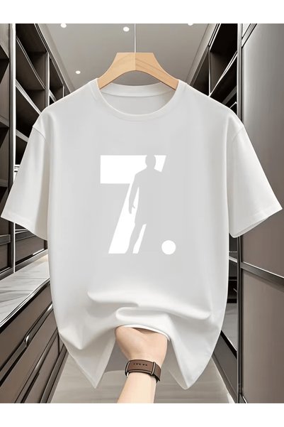 LAVİTTA Number 7 Football Player Printed T-Shirt