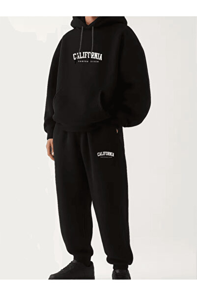 LAVİTTA طقم كاليفورنيا قصة فضفاضة فارسيتي جوجر