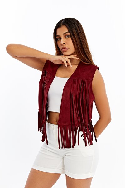 Wissi Life Scuba Suede Tassel Vest