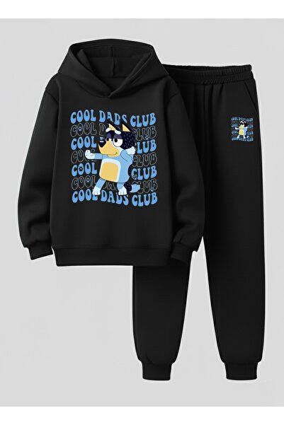 LORVEX Dječji Sa kapuljačom set COOL DADS Štampano 3 niti majica - trenerka set