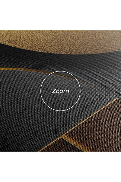 Arthub Canvas Painting, Bedroom And Living Room, Abstract, Gold With Grey Circle