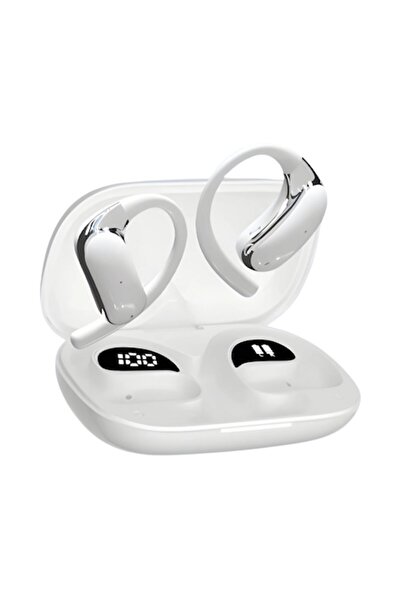 A ATAB Wireless Translator Earbuds — 144 Languages, AI Translation, 14.2mm Bass, ENC, IPX4 (White)