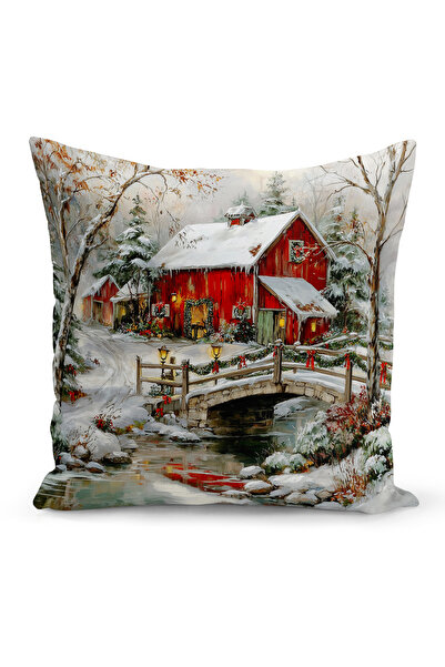 Bertille Home Πρωτοχρονιάτικη Σειρά Διπλής Όψης Ψηφιακή Εκτύπωση Μαξιλαροθήκη...