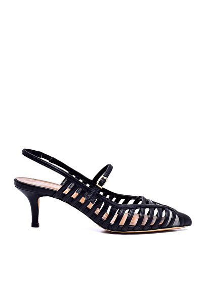 Sofia Baldi Monare black genuine leather women's stiletto & evening dress