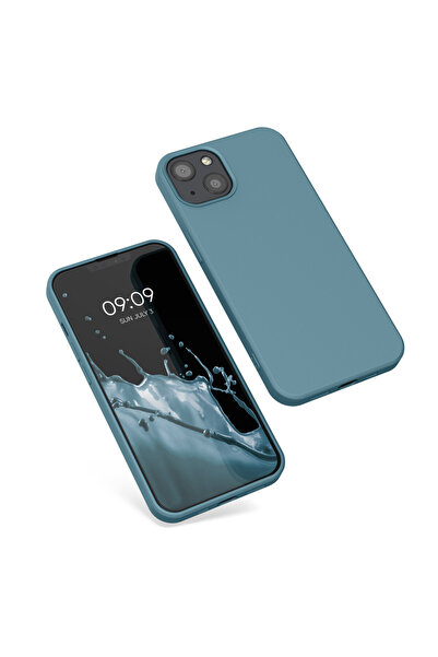 KWmobile Case for Apple iPhone 13, Silicone, Green, 55948.207