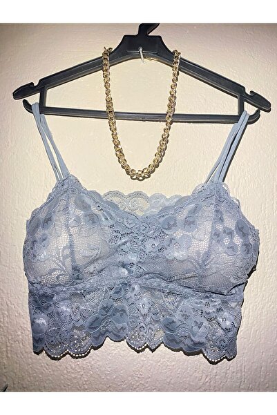 İltena Lace Floral Pattern Double Strap Bra