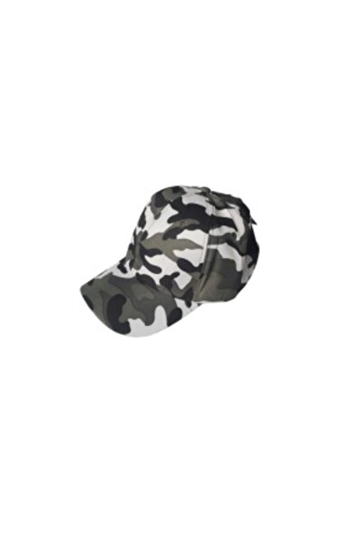 G Golden Case Unisex Sun Cap AZOZA - Large Camouflage, One Size, Gray