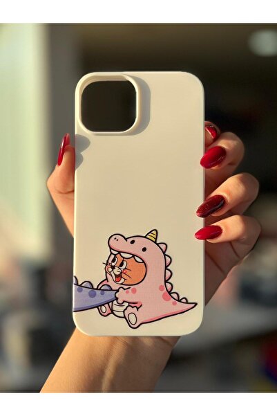 CaseKİdükkan غطاء هاتف متوافق مع آيفون 17 مصنوع من السيليكون مع نمط منفوش داخ...