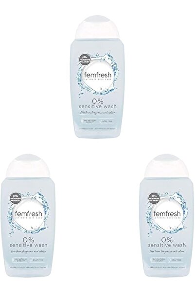 Femfresh 0 Sensitive Intimate Wash 250ml – pH Balanced, Soap & Fragrance Free
