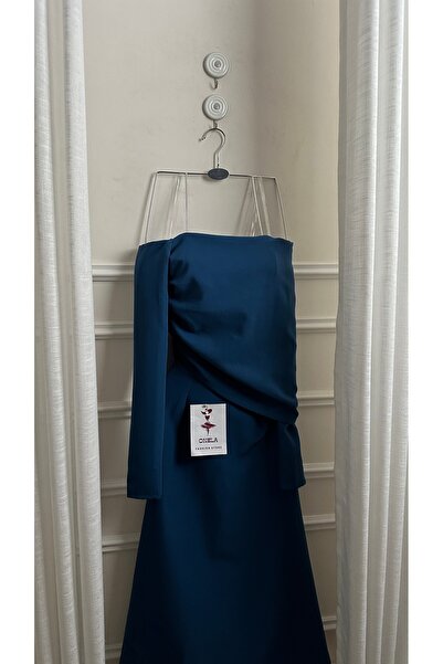 Onila Soft blue dress with sleeves