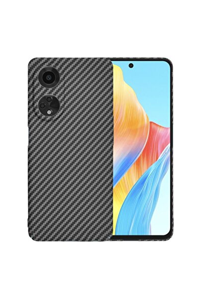 Techsuit Carcasă Carbonite FiberShell pentru Oppo A98 5G, Neagră