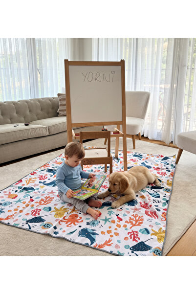 yorni 290X300Cm, 100% Liquid-Proof, Multi-Purpose Activity Cover, Suitable for Use on the Floor, Table, or Bed
