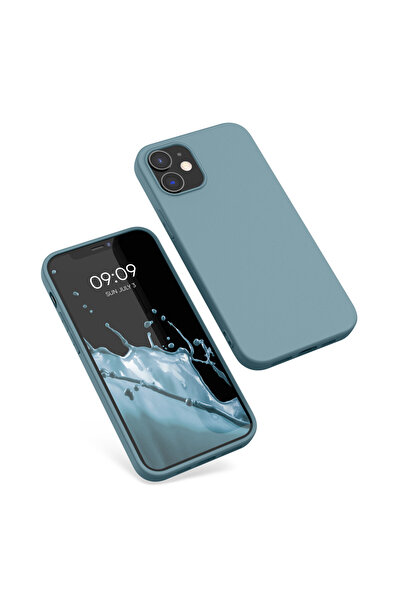 KWmobile Case for Apple iPhone 12/iPhone 12 Pro, Silicone, Green, 53938.207