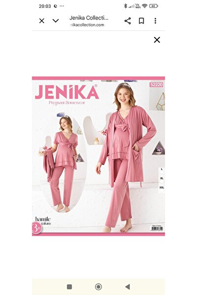 Asya Hamile pijama takımı 3'lü