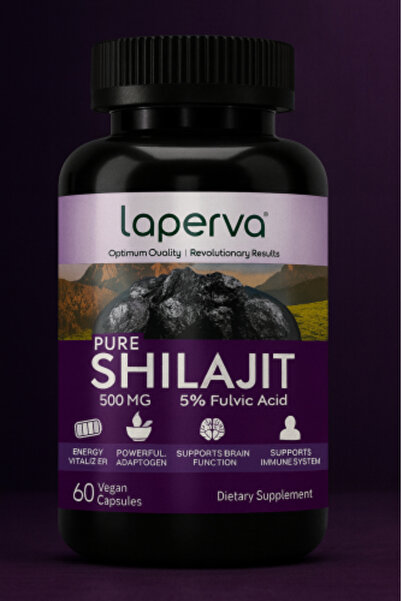 Laperva Pure Shilajit - 500 mg - 60 Capsules