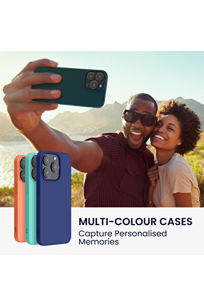 KWmobile Case for Apple iPhone 14 Pro Max, Silicone, Green, 59078.57