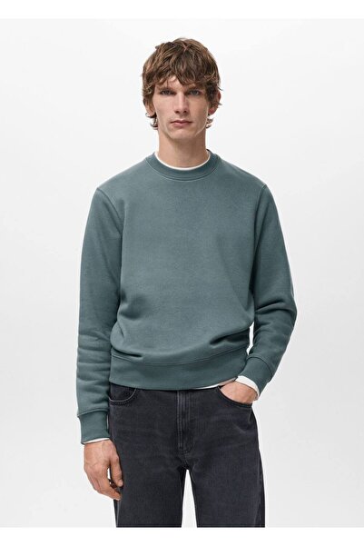 MANGO Man Regular kesim pamuklu sweatshirt