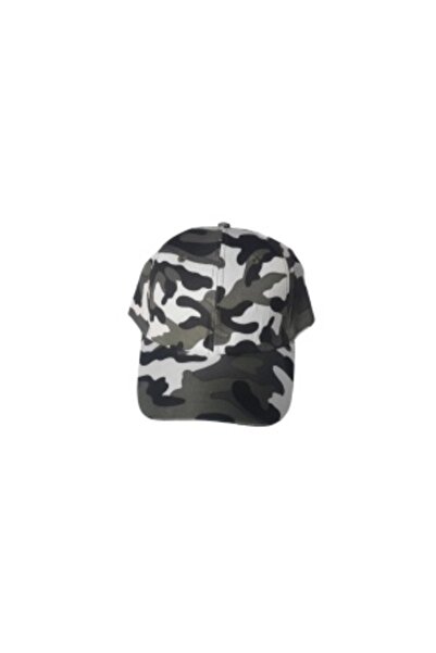 G Golden Case Unisex Sun Cap AZOZA - Large Camouflage, One Size, Gray