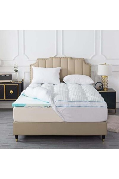 White Dove Premium Cooling Memory Foam Pad for Mattress Cooling