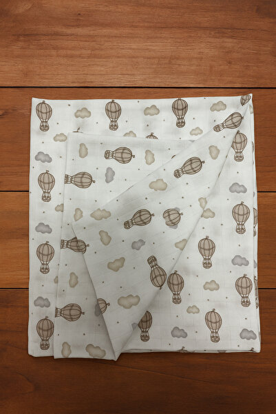 MUSGEM 100% Cotton Double Layer and Double-Sided Muslin Baby Blanket & Baby Blanket 80X90 Set of 2