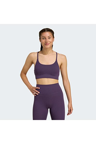 adidas All Me Light Support Rib Long Line Sporcu Sütyeni