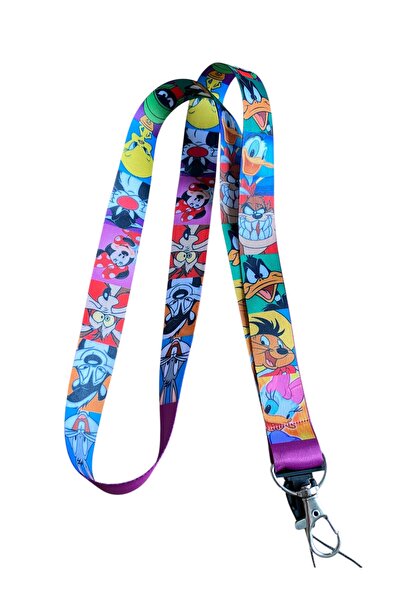 neptünstore Çizgifilm Boyun İpi , Yaka Kartı Askısı , Telefon Askısı