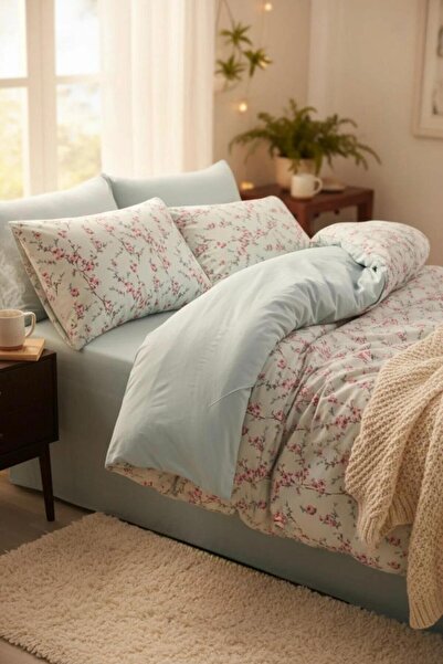 karanihome طقم غطاء لحاف مزدوج الجوانب